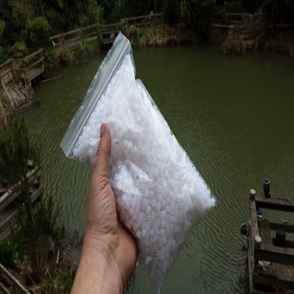 500g/1000g K1 kaldness Filter Media Biofilm Reactor Moving Bed Filtration Media MBBR for Aquarium Sump Fish Tank Bio Pond Filter