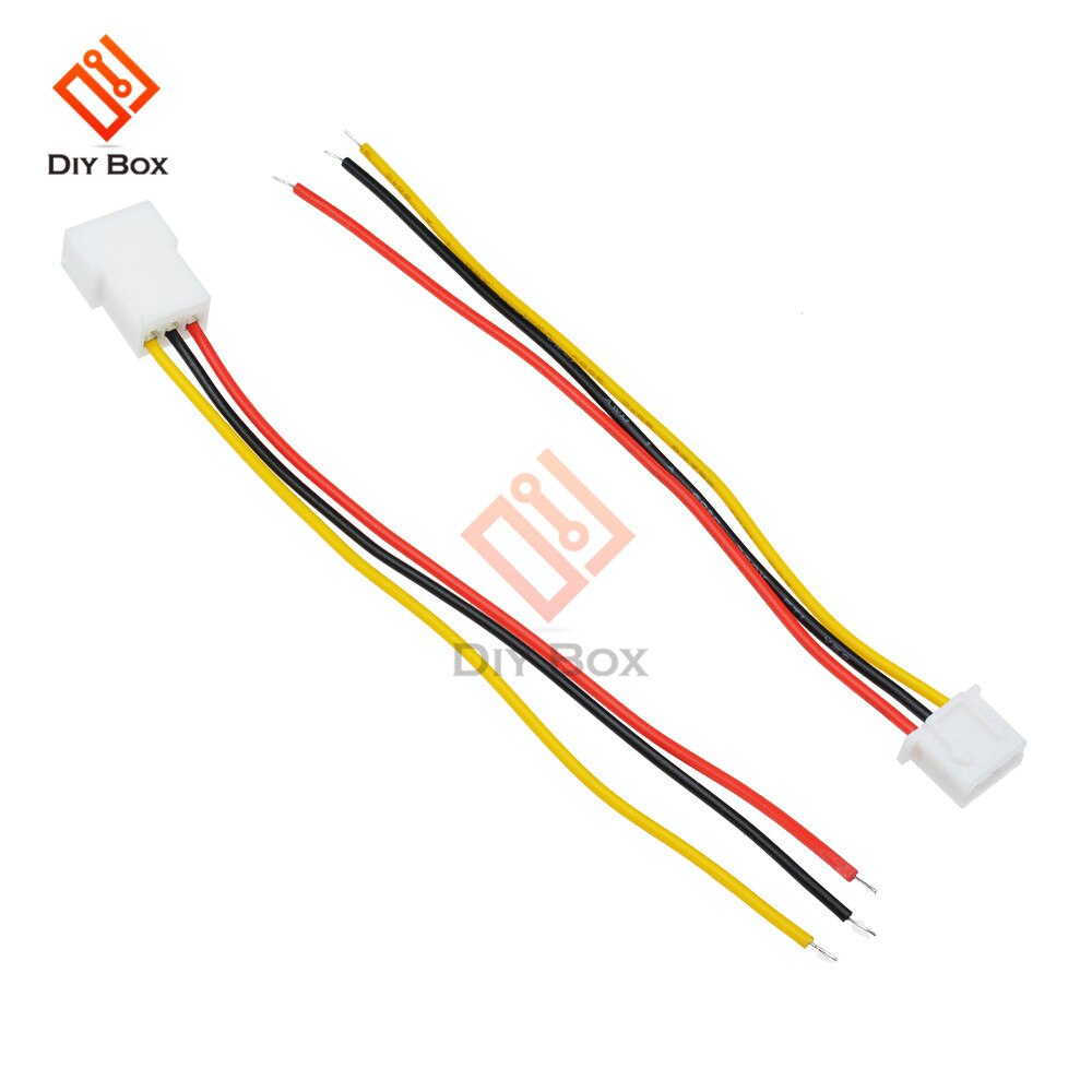 10Pairs 10cm 15cm 30cm SM 2Pin 3Pin Male to Female Connector Plug Cable JST Connector Terminal Wire for LED Strip Downlight