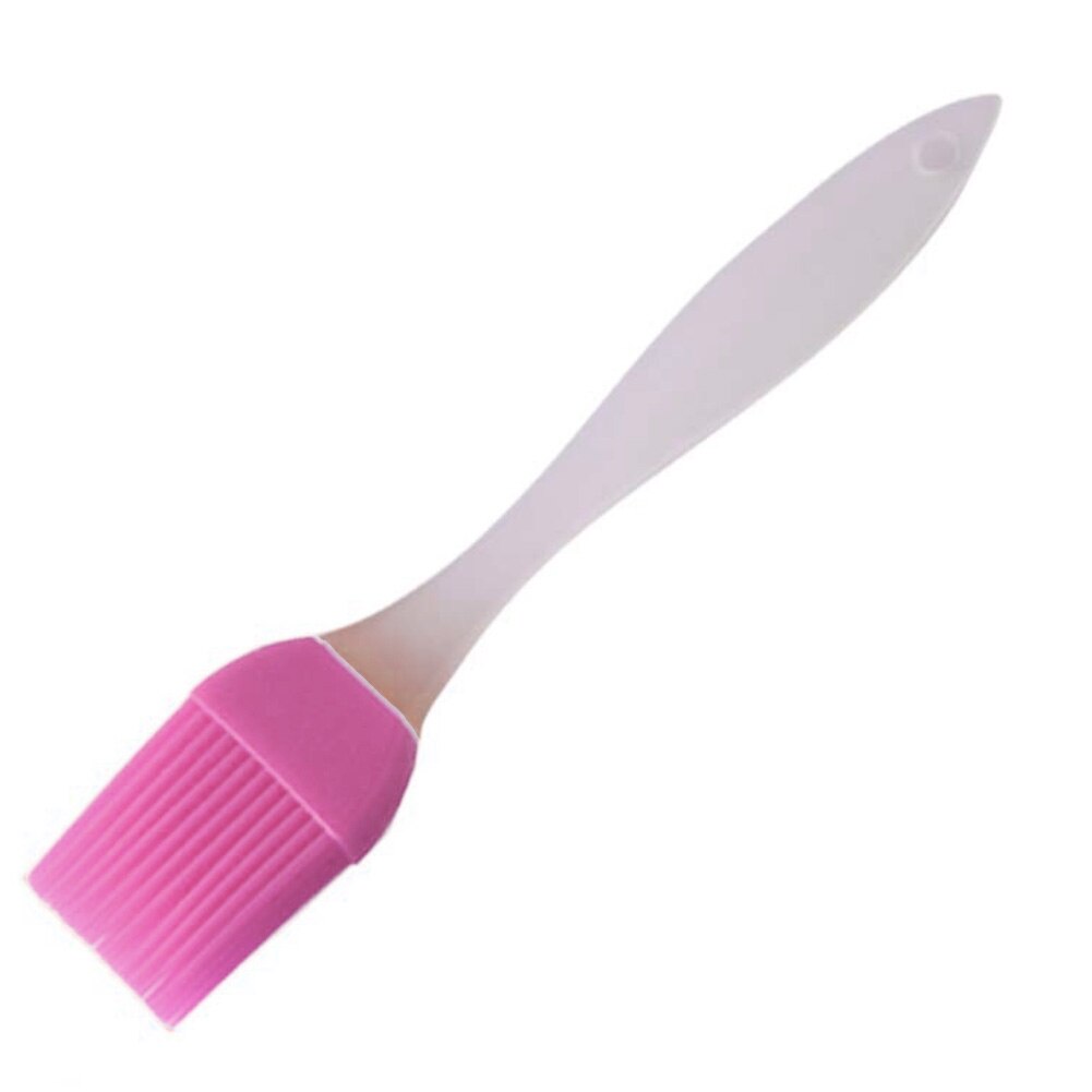 1pc petit Silicone brosse à pâtisserie détachable pâtisserie BBQ cuisson pique-nique brosse maison cuisine extérieur Gadgets cocina accesorio: Rose