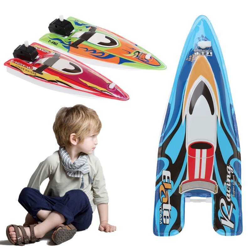 Baby speelgoed kind opwindbaar uurwerk opblaasboot schip bad speelgoed spelen water badkamer  xx9e