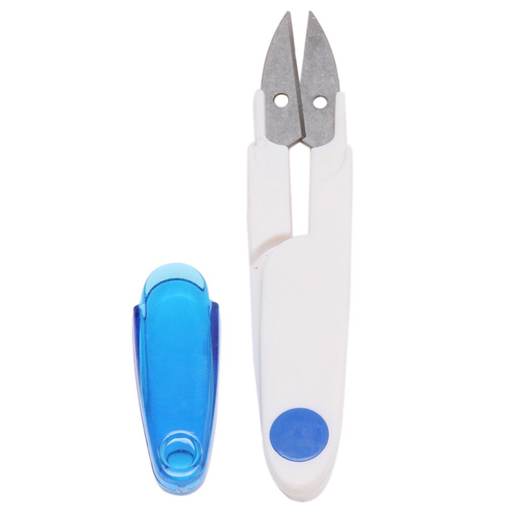 Portable Cross Stitch Tailor Scissor DIY Tool Sewing Supplies Fish Line Cutter Thrum Yarn Thread Clipper Nipper Trimmer: Blue