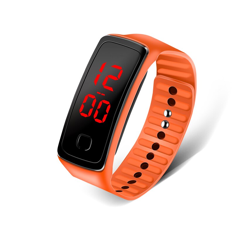 Børn ure farverige drenge børn se piger børn fest ur relogio feminino kvinder ure mænd armbåndsure: Orange