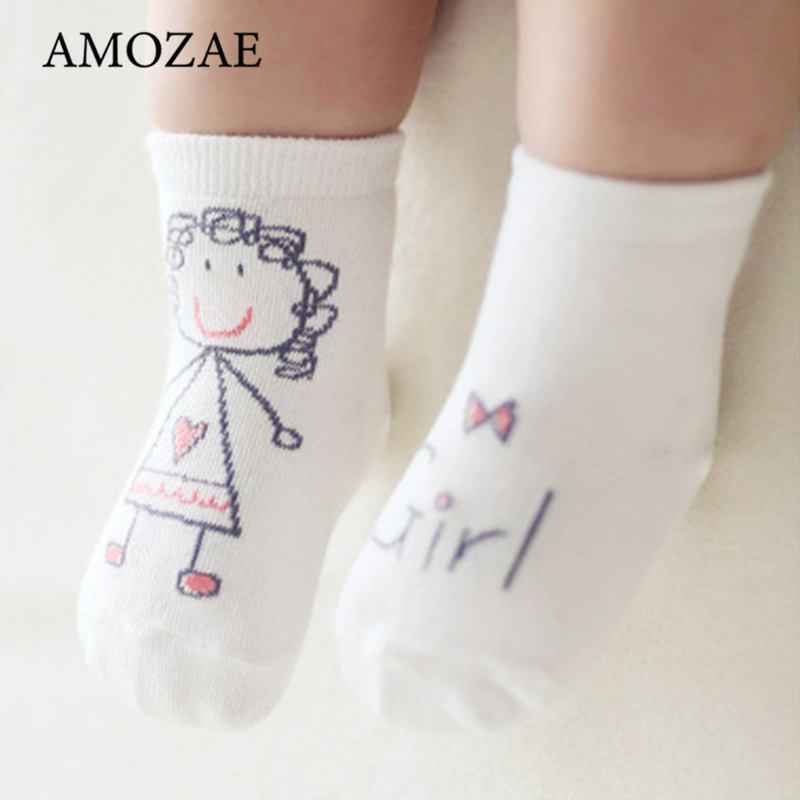 Cute Baby Socks For Newborn Spring Print Autumn Pattern Baby Socks Newborn Cotton Baby Boys Girls Cute Toddler Socks for babies