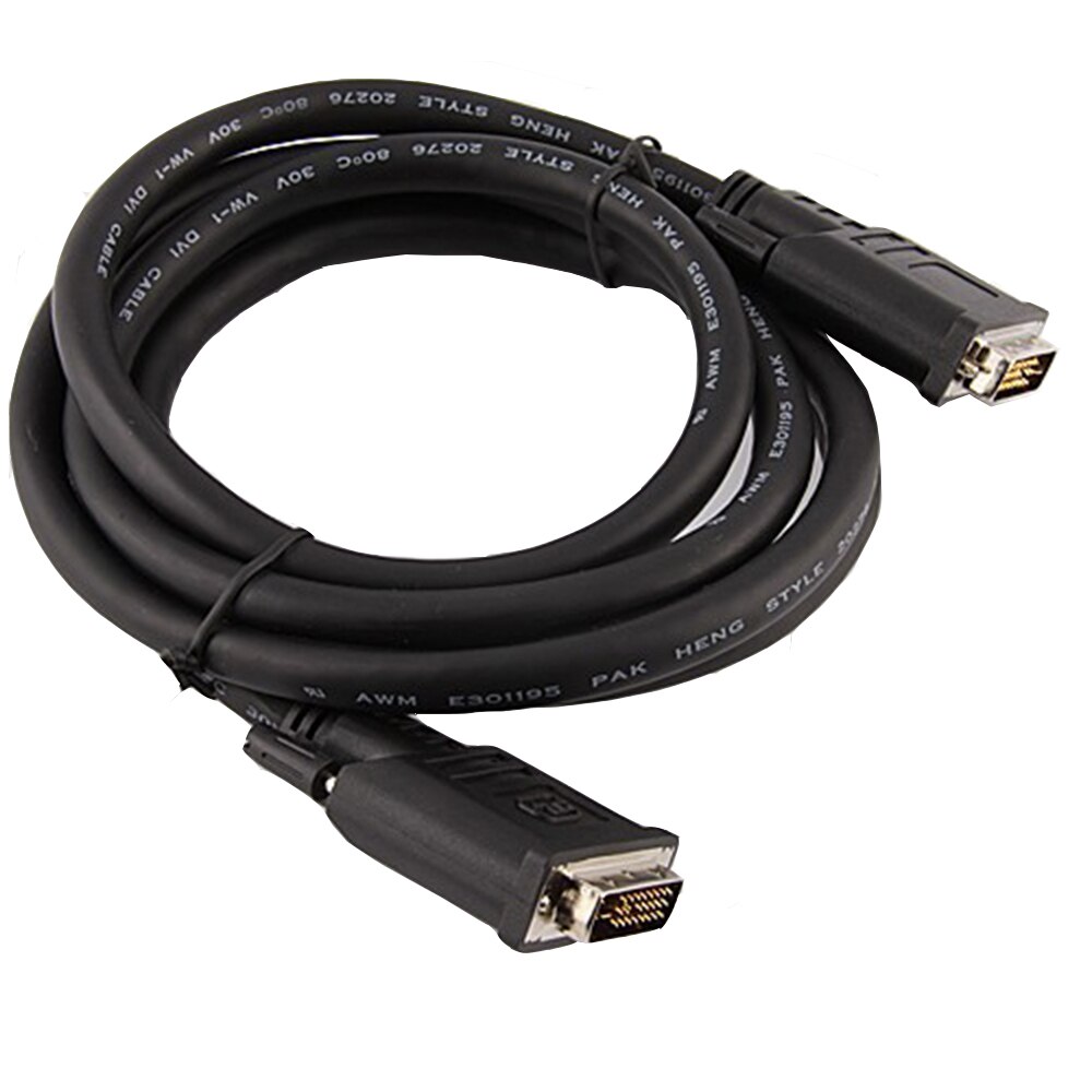 DVI Dual link cable cord DVI-I Dual Link Digital Analog Monitor Cable DVI 24+5 male to DVI 24+5 male 1.8M