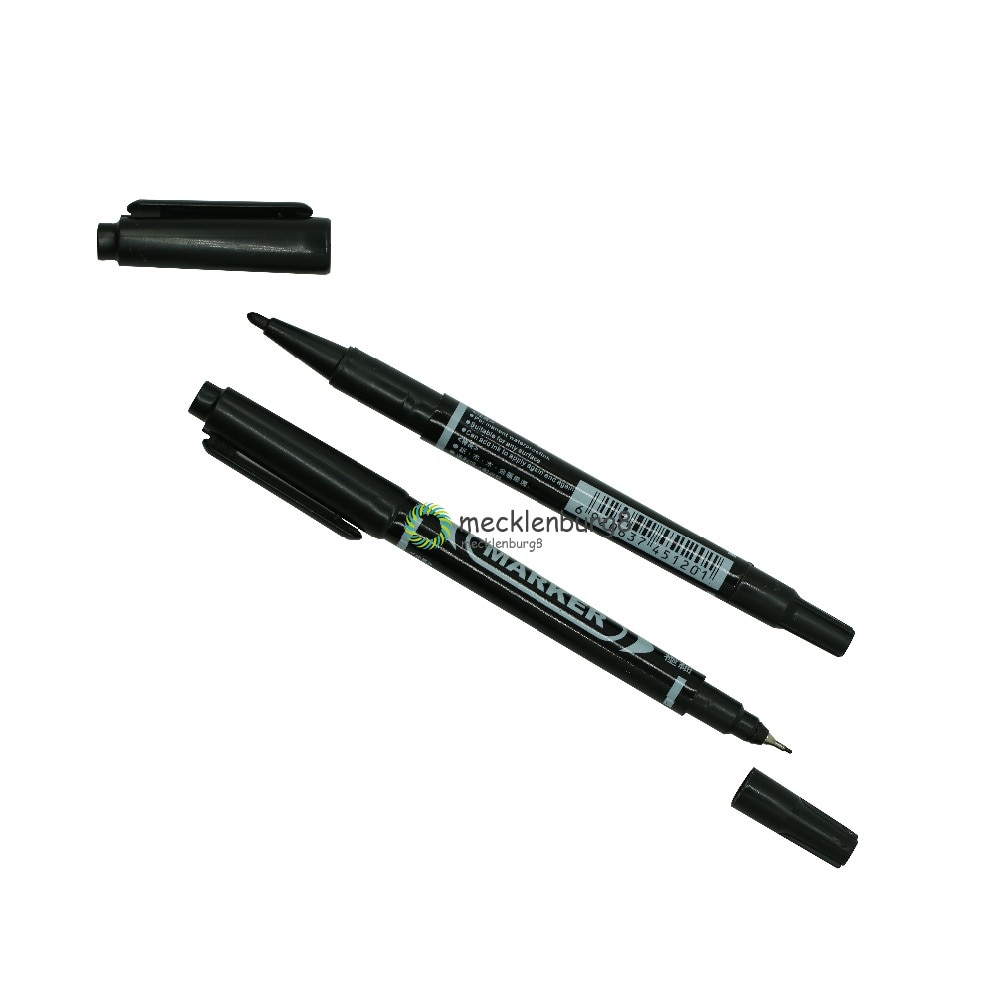 5 stk ccl anti-ætsning pcb kredsløb blækmarkør dobbelt pen til diy pcb reparation ccl trykt kredsløbsdiagram