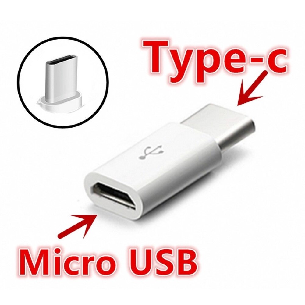 Mikro USB Weiblichen zu Typ-C Männlichen OTG Adapter Daten Transfer Konverter für Android