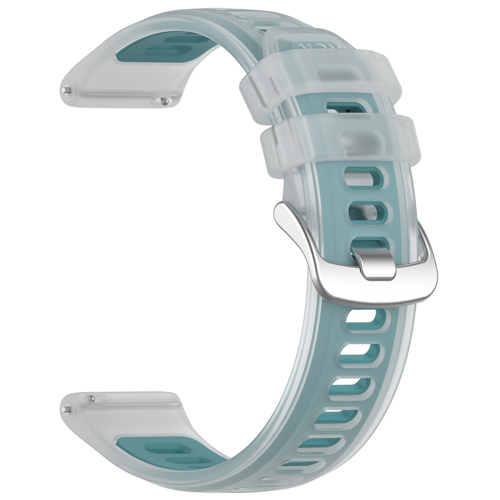 20mm 22mm Silicone Strap For Huami Amazfit Bip6 Bip5 Bip3 Bip 3 5 6 Lite S U Pro Unity Jelly Color Accessories Replacement Band: 20 / Blue
