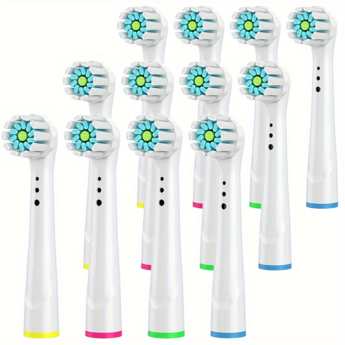 Têtes de brosse à dents de rechange, 10 pièces, compatibles avec oral-b Braun, têtes de brosse à dents électrique professionnelle