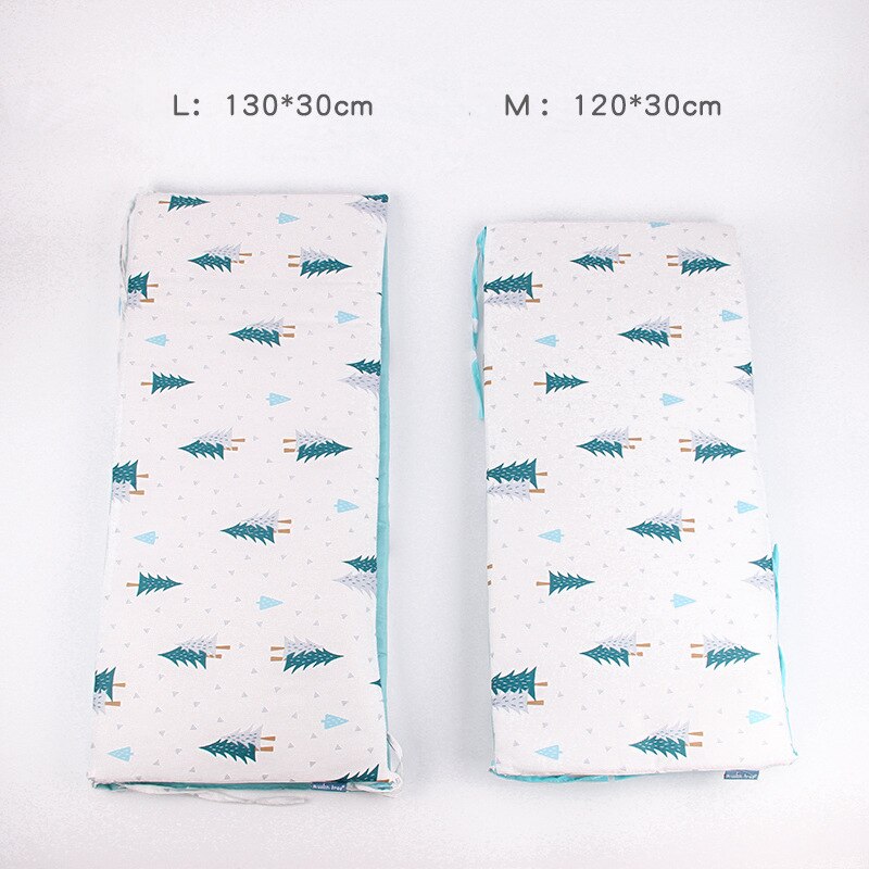 2 stks/set Babybedje Bed Dikker Bumpers Katoen Cartoon Veiligheid Bed Rond Kussen Cot Protector Kussens Pasgeborenen Bumper Room Decor