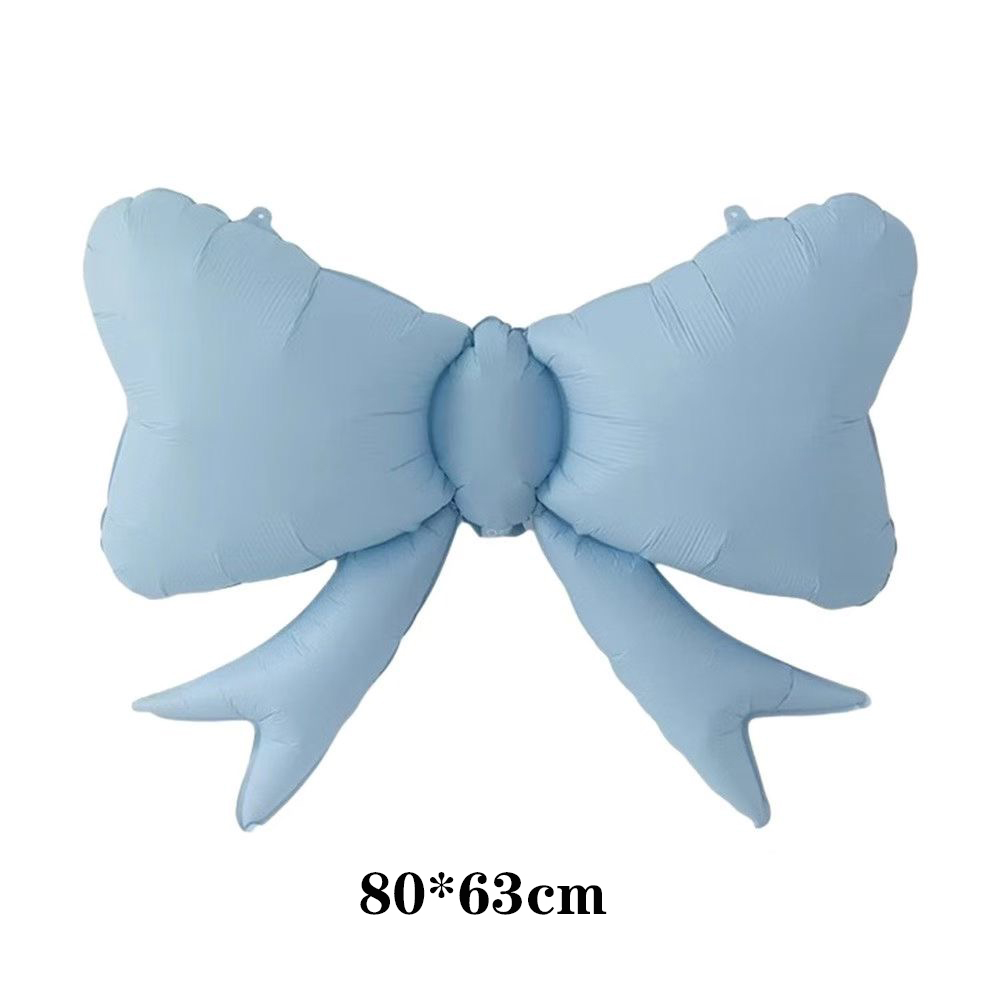 Strikvormig thema folie matte strik kinderverjaardagsfeest decoratie grote vlinderballon fotorekwisieten jubileum evenement decoratie: Olijf