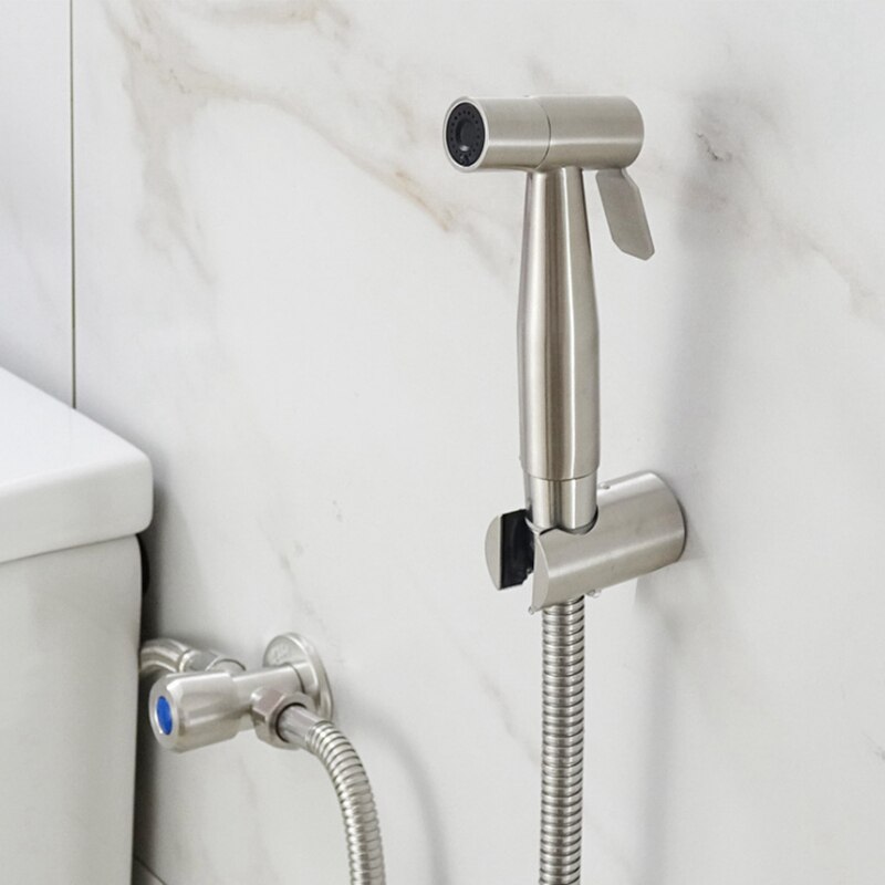 Toalett spray kran forhøyet vaskemaskin dyse håndholdt wc bidet sprøyte