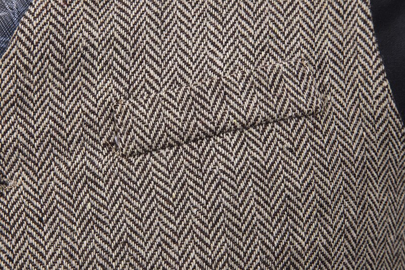 Jakkesæt vest herre formel kjole vest chaleco hombre uld sildebens tweed vest vest herre business bryllup galla veste