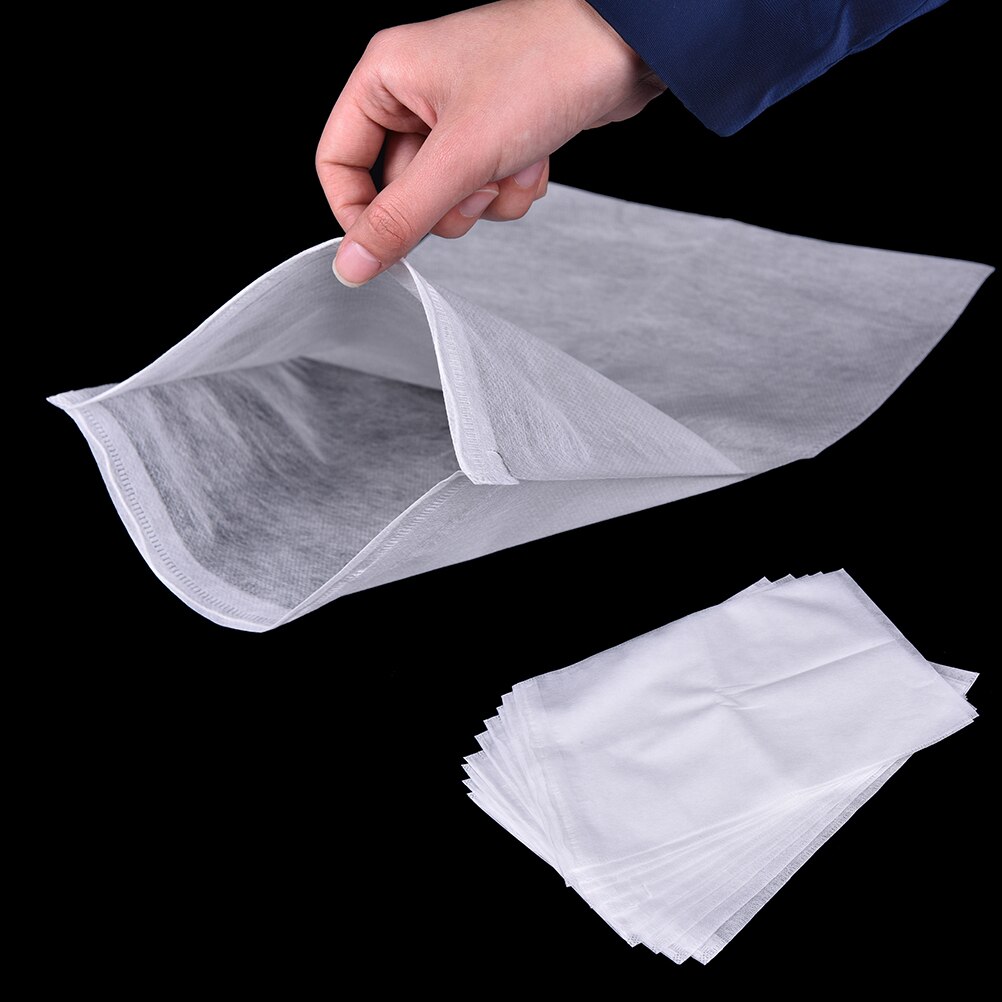 4 stk genanvendelig nylon mesh stamme te frugtkød juice gelé mad nødde mælk filter skærm net perkolator pose stof poser hvid 23*30cm stk.