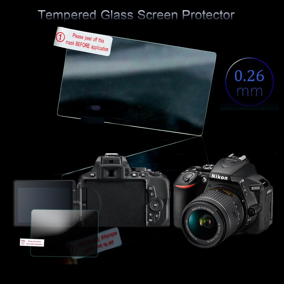 LCD Gehard Glas Screen Protector Voor Nikon D5300 D5500 D5600 Speciale Screen 3 inch Camera Gehard Glas Beschermende Film