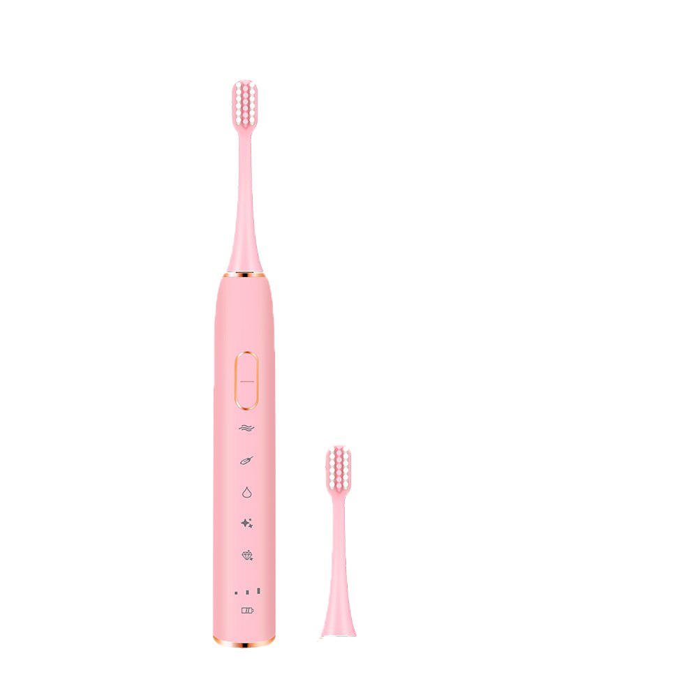 Electric Toothbrush S710 Ultrasonic Sonic toothbrush Wireless rechargeable battery IPX7 Waterproof extra brushes head