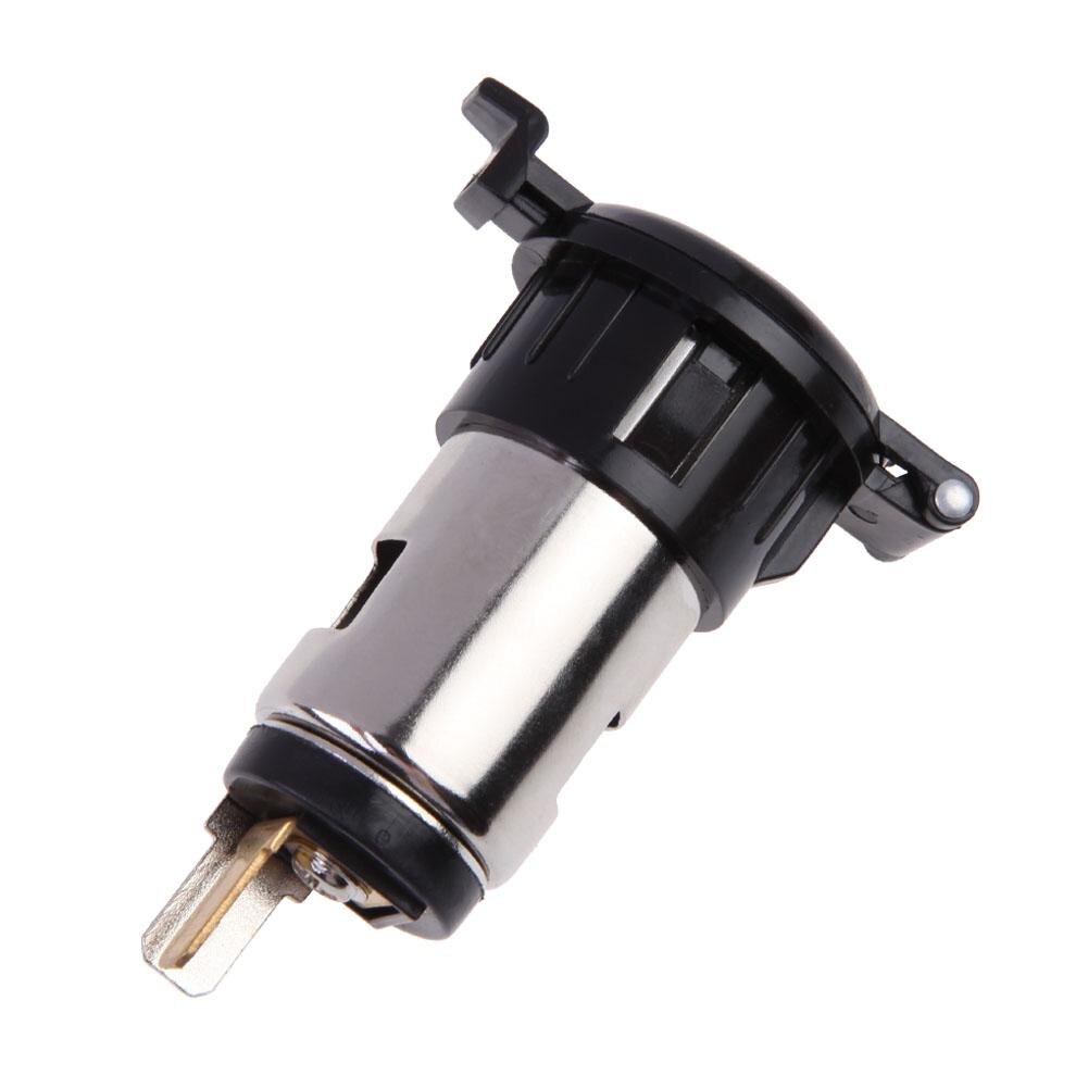 Universal Motors 12v 120W Car Cigarette Lighter Socket Heat Resistant Plastic Motorcycle Power Cigarette Lighter Socket