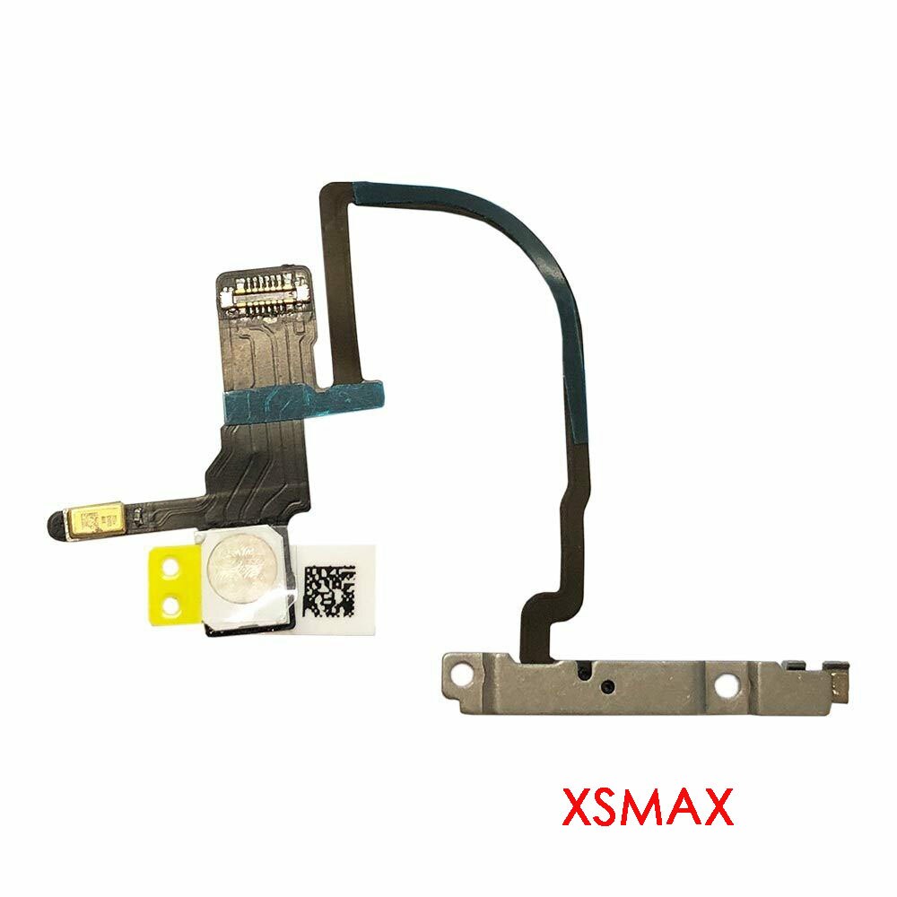 Pulsante di Accensione in poi/spento Interruttore Luce Del veloce Mic Cavo Della Flessione W/Staffe di Parti di Ricambio per Iphone X Xr xs Xs Max
