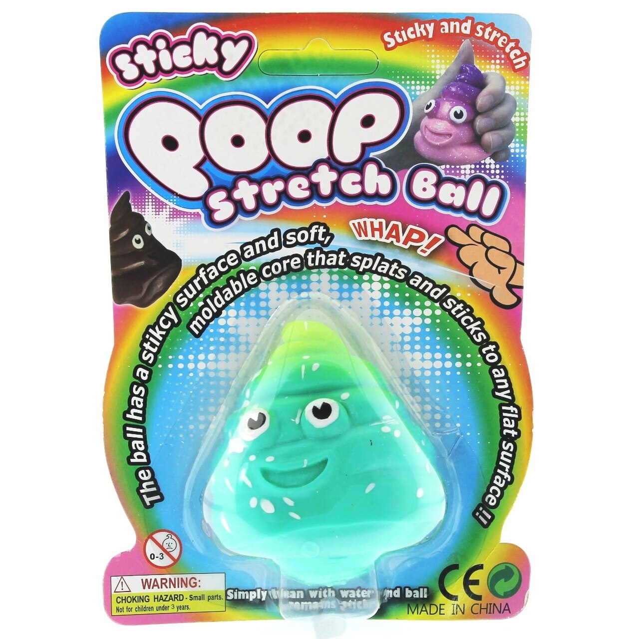Squishy Stress Ball Green Poo Slime
