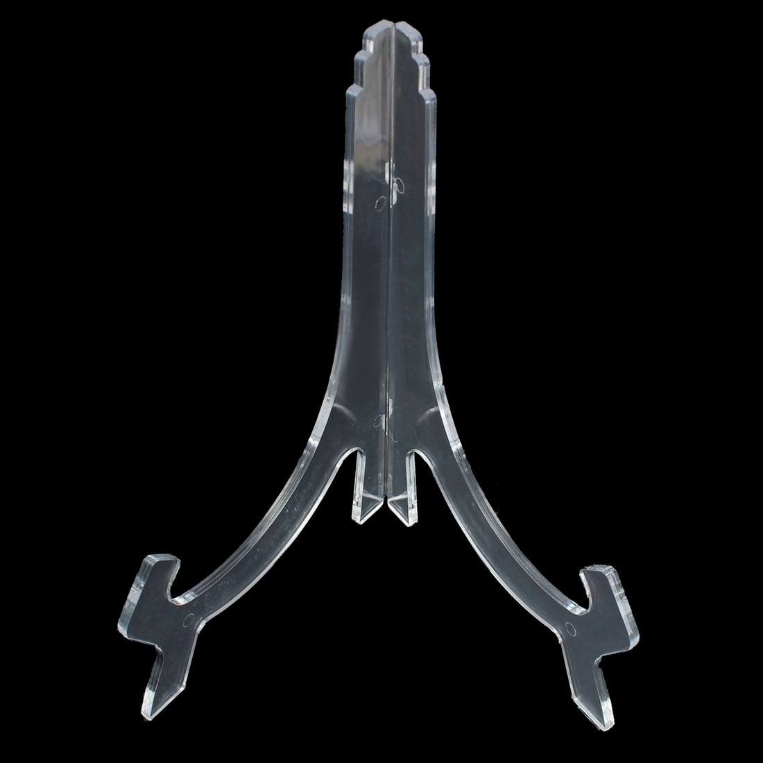 Placa de acrílico transparente soporte del marco del soporte, caballete para la imagen de la exhibición