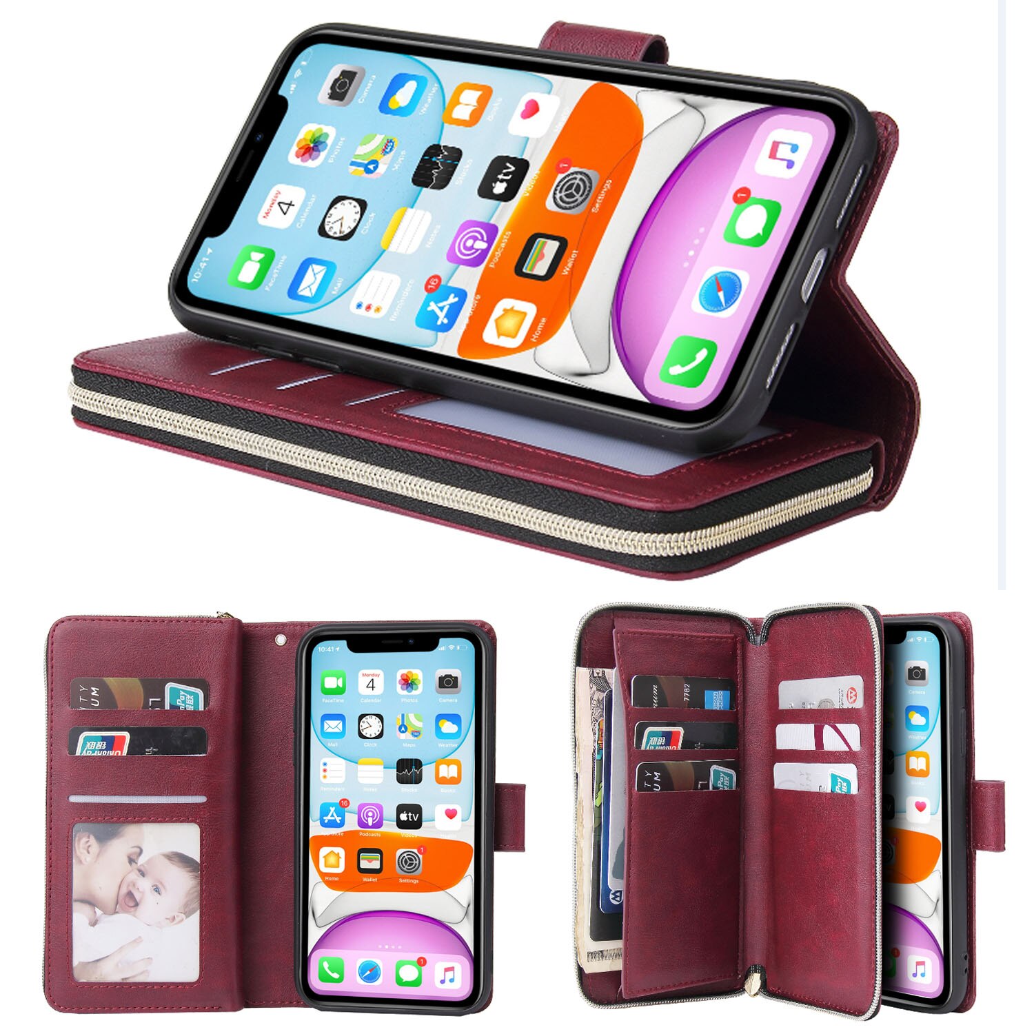 Zipper Case Luxury Leather Flip Wallet Cover For LG Velvet LM-G900N LM-G900EM LMG910EMW Case Phone Card Slot Phone Cover Bag