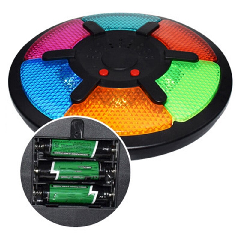 Children 6-Color Light Circular 6-Key Game Machine Memory Game Machine