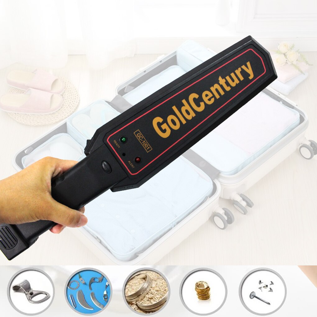 High Metal Detector Super Scanners Portable Handheld Security Metal- Electronic Probe Tools Pinpointing Handheld Metal Detector