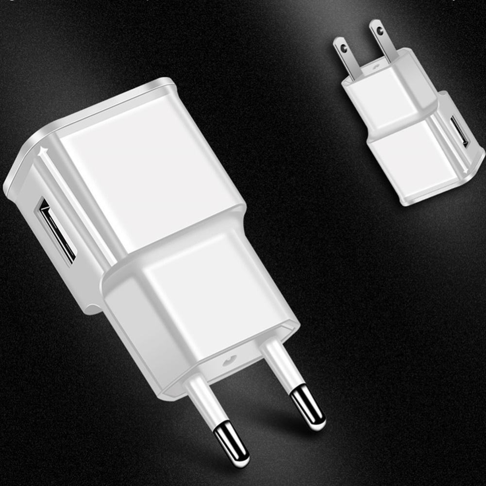 Draagbare Reizen Opladen Hoofd Draagbare Eu/Us Plug 5V Enkele Usb Mobiele Telefoon Oplader Power Adapter Voor Xiaomi android Telefoon
