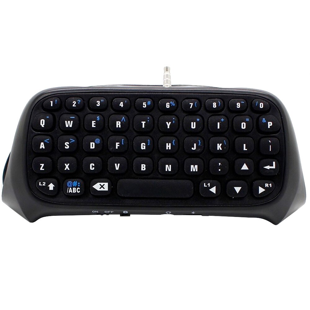 Bevigac-minitaladro de teclado inalámbrico Bluetooth para PlayStation, Chat Pad para Sony Play Station PS 4, mando para PS4