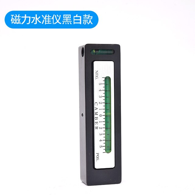 Four-wheel Positioning Alignment Magnetic Level Spirit Gauge Camber Auxiliary Strut Wheel Truck Car Positioning tool: Four rounds black