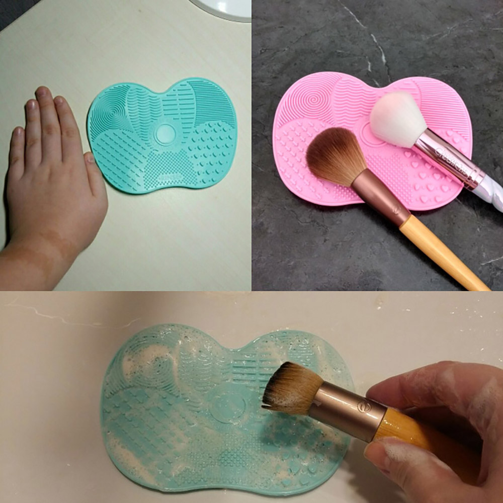 Siliconen Brush Cleaner Cosmetische Make Up Wassen Borstel Gel Cleaning Mat Foundation Make-Up Borstel Cleaner Pad Scrubbe Boord Gereedschappen