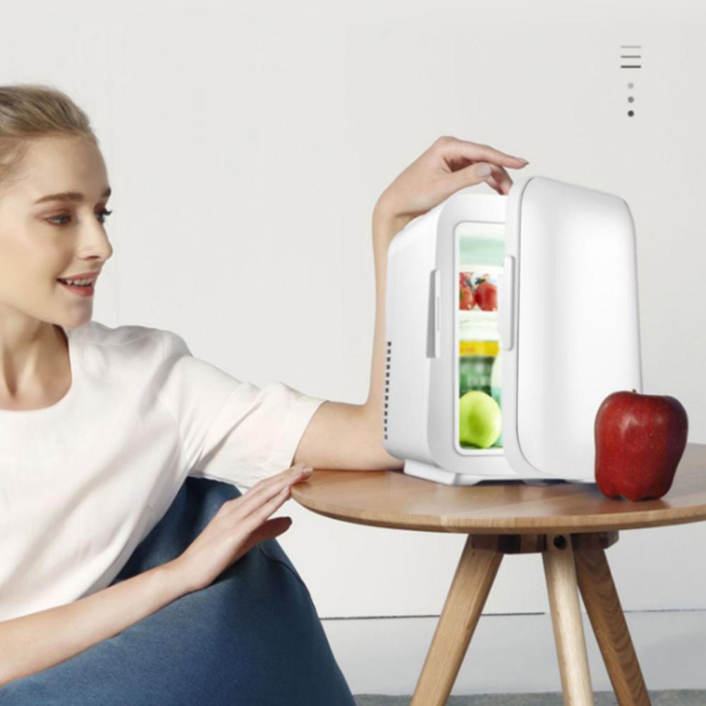 DC12V Portable Car Refrigerator Mini Fridge 4L Capacity Freezer Cooler Warmer Thermoelectric For Car Travel Camping RV Boat