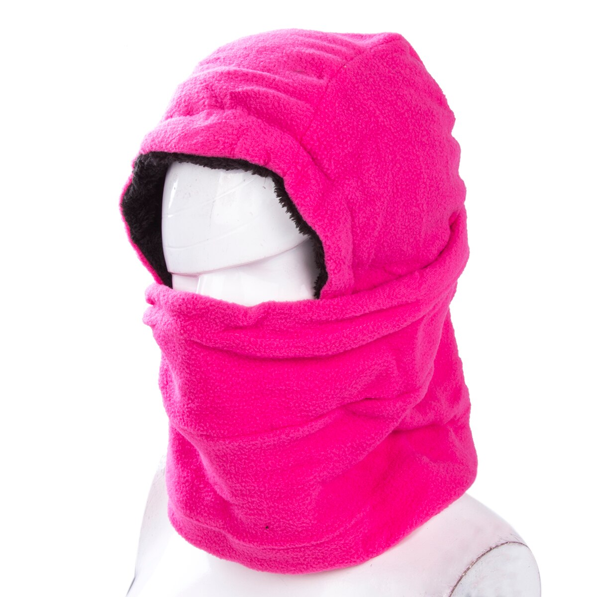 Soft Cold Weather Winter Wind Stopper Mask Outdoor Sports Warmers Motorcycle Face Mask Thicken Protective Gears: Rose Red