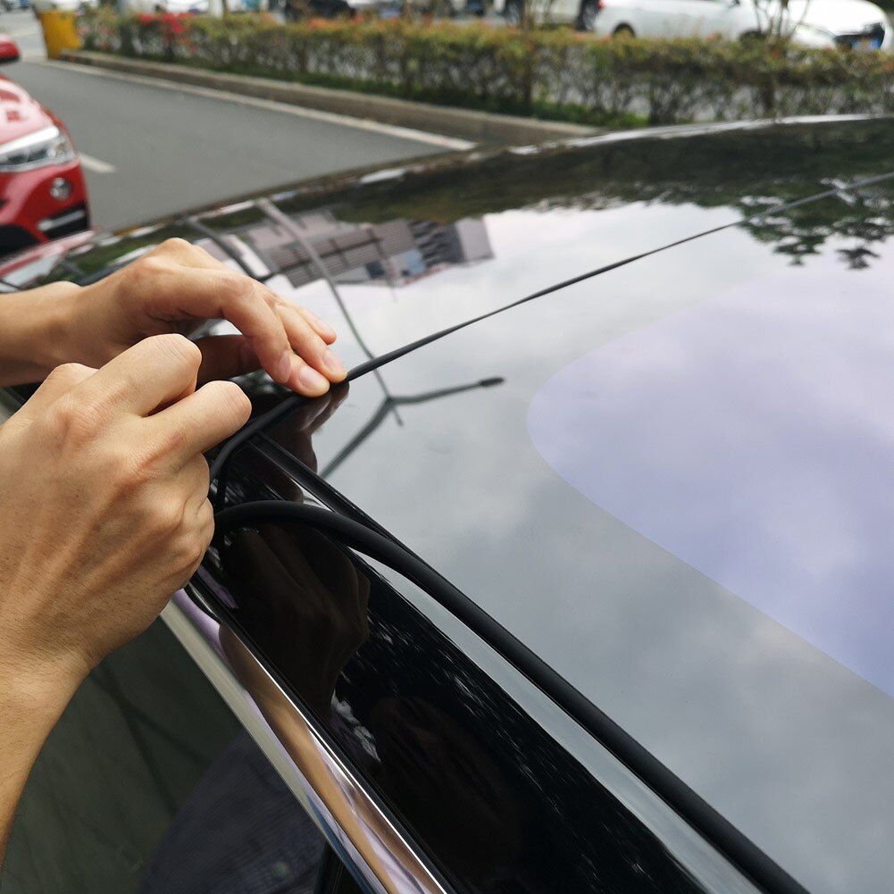Voorruit Dak Wind Guard Noise Verlagen Reductie Seal Kit Weerbestendig Duurzaam Weerspiegelen Fit Voor Tesla Model 3