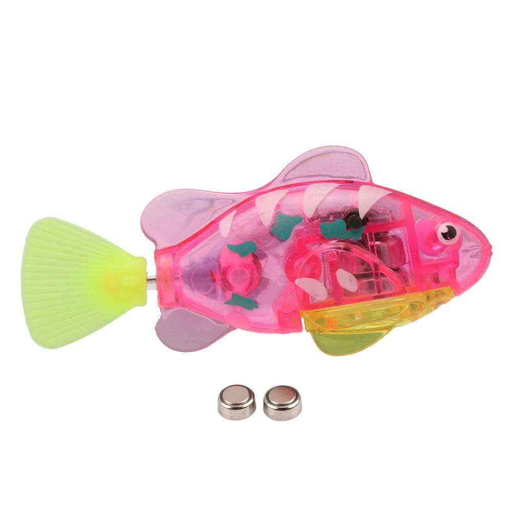 Sjov svømning elektronisk svømning fisk batteridrevet legetøj fisk kæledyr til fisketank dekorere fisk: D
