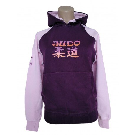 Sudadera malva y rosa de Judo