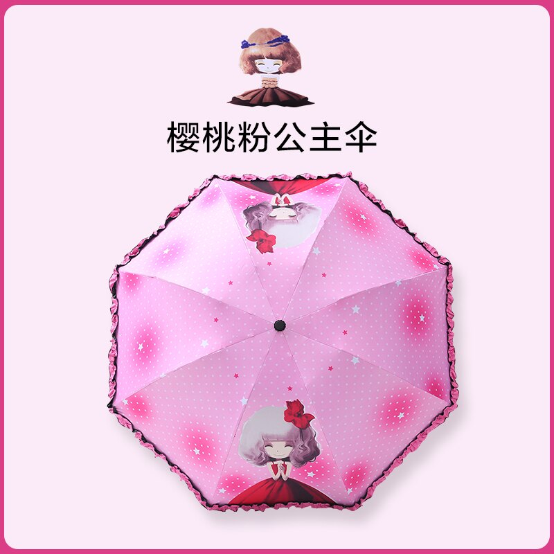 Cartoon Paraplu Kids Meisjes Jongens Kinderen Licht Opvouwbare Paraplu Kleuterschool Ultralight Aluminium Buis Ideeën: style4