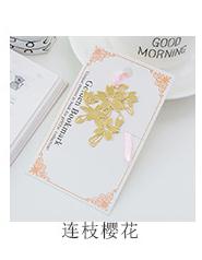 cute kawaii metal gold bookmarks vintage bookmarks hollow flower triangle round shape school office supplies stationery: 2