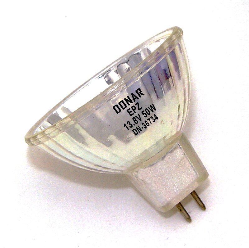 Ampoule halogène pour projecteur de film, lampe à microfilm, analyseur de chimie, DONAR DN-38734 13.8V 50W EPZ DJT 13189 64608 13, 8V 50W 35mm