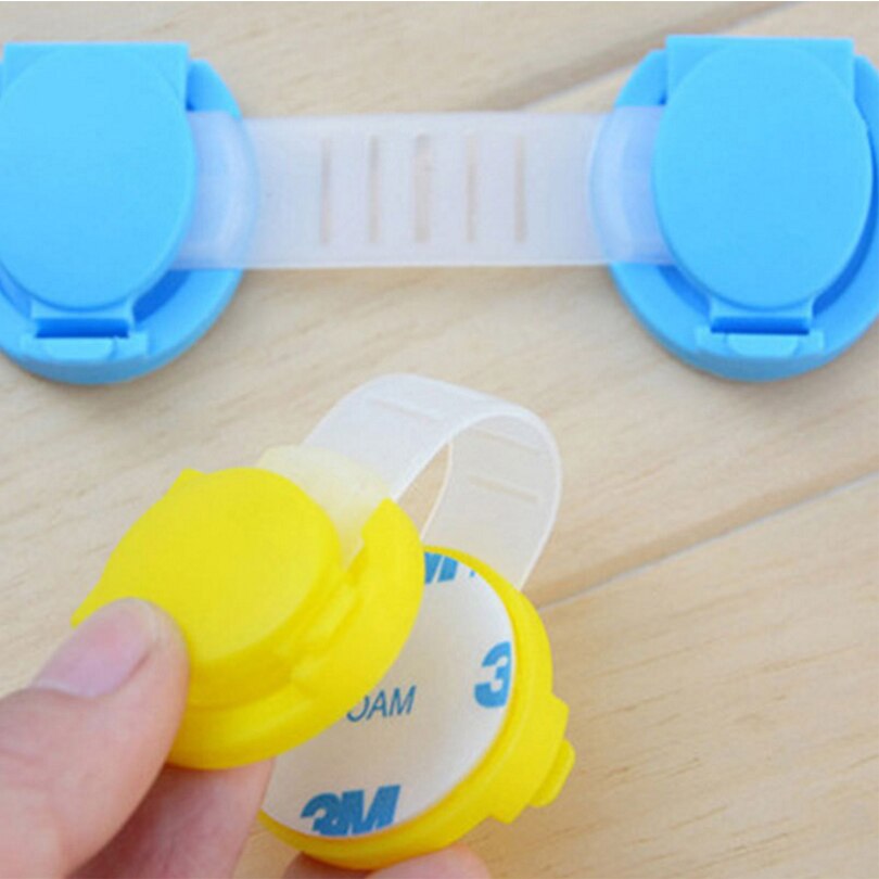 10Pcs/Lot Baby Children Kids Safety Care Plastic Cabinet Protect Locks Drawer Long Style Fridge