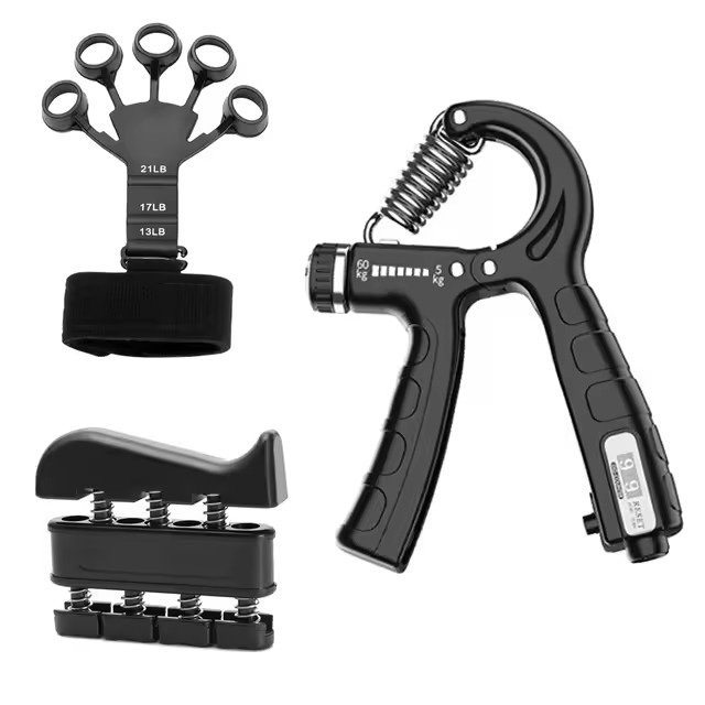 Grip Strength Trainer Kit 1–6er-Pack Handgriff-Stärkungsgerät für Muskelaufbau und Verletzungen. Erholen Sie das Handrehabilitationstraining: Blau