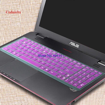 15.6 cal klawiatura laptopa Prorector etui na asus k555L A555L A555 A550L F555L X555S X555L X550C R550V notobook osłona klawiatury: Purple