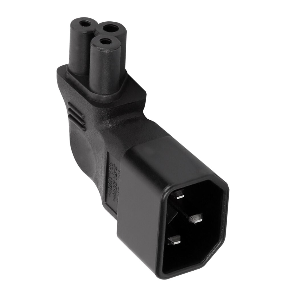 IEC320-C14 à IEC 320 C5 femelle trèfle cordon d'alimentation câble d'alimentation adaptateur pour alimentation pour ordinateur portable Scanner imprimante, 10A-16A 250V