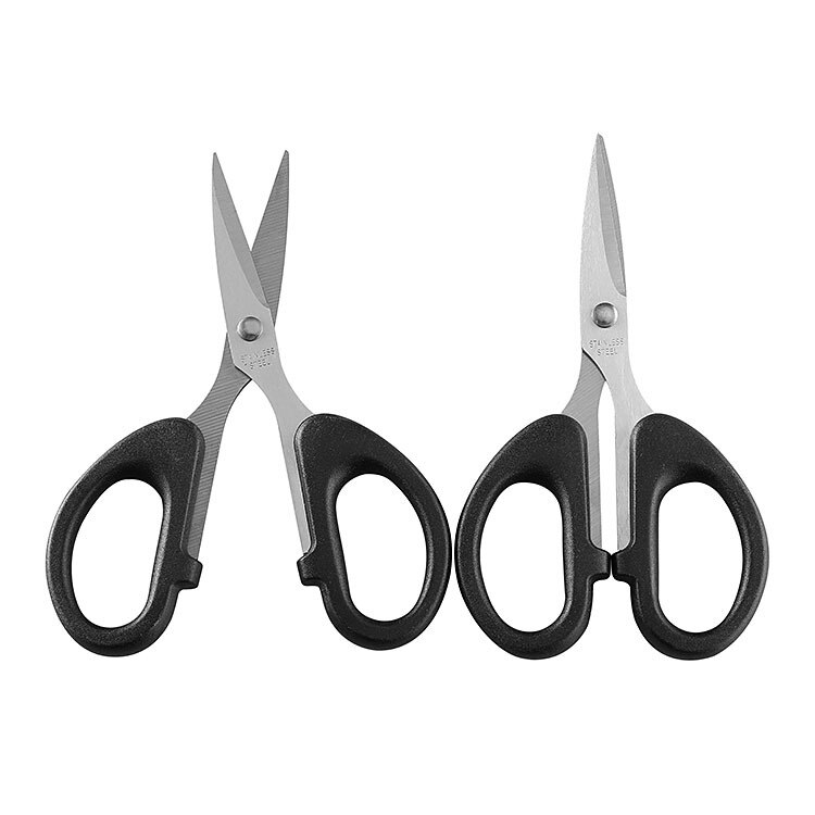 Stainless steel scissors household scissors plastic handle student scissors stationery scissors manual office scissors