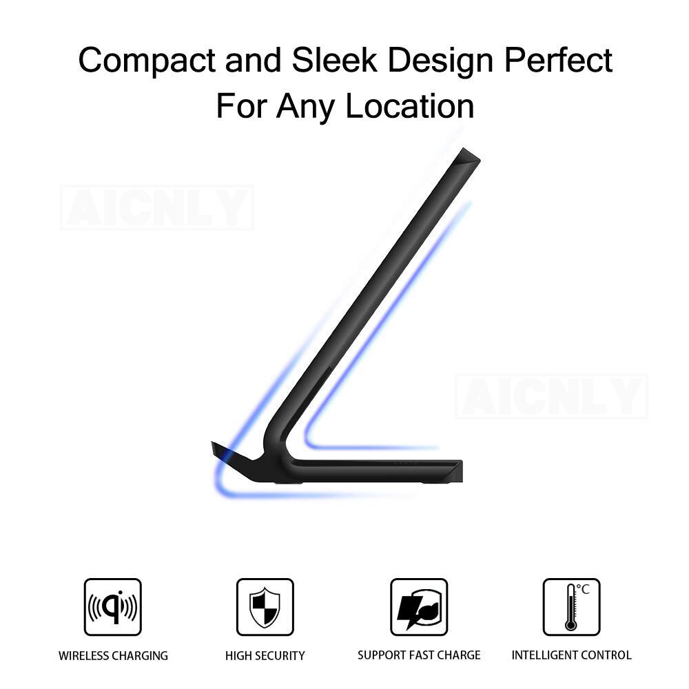 10W Caricatore Senza Fili di Ricarica Rapida molo per Samsung S10 S20 Veloce di Ricarica pad per il iPhone SE2 11 pro XS Max XR X 8