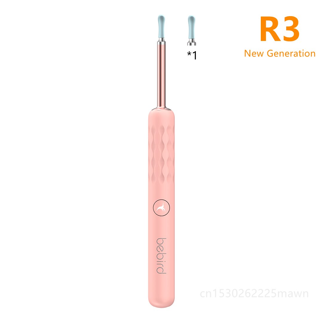 Bebird R3 R1 Ear Cleaner Minifit Wax Removal Tool Digital 300W Precision Camera IP67 Waterproof Endoscope Otoscope Health Care: R3 Pink