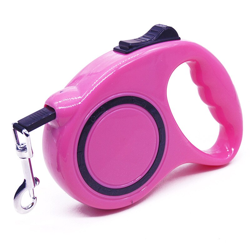 Snailhouse 3M Hondenriem Automatische Telescopische Trekkabel Puppy Kat Tractie Riem Draagbare Huisdier Tractor Hondenriem Huisdier Producten: Light pink