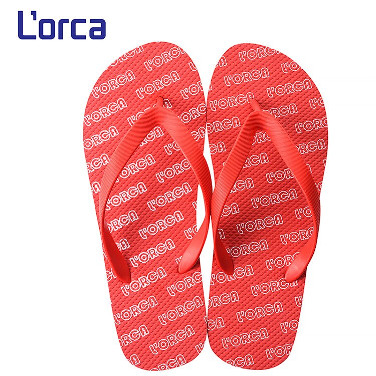 Lettres imprimer sandales de plage pour hommes femmes pantoufles à plate-forme compensée tongs Chaussures Femme: red(men) / 41