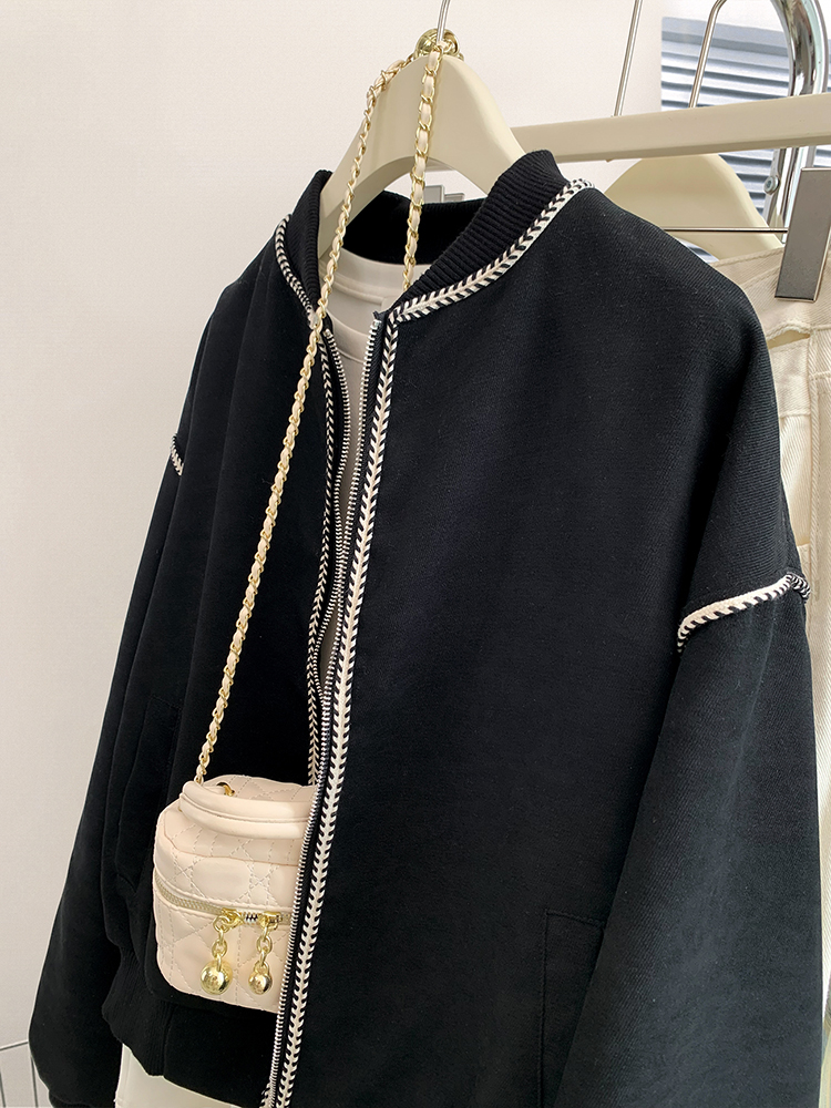 Herfstmode Vest Met Rits Honkbaljack Voor Dames Losse Casual Veelzijdige Jas Harajuku Mode Streetwear Jassen