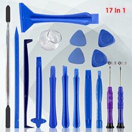Mini Precisie Schroevendraaier Set Handen Gereedschap voor iPhone 4 S 5 S 6 6 S 7 Samsung ect Telefoon tablet Reparatie: FI-305Kit-17Pcs