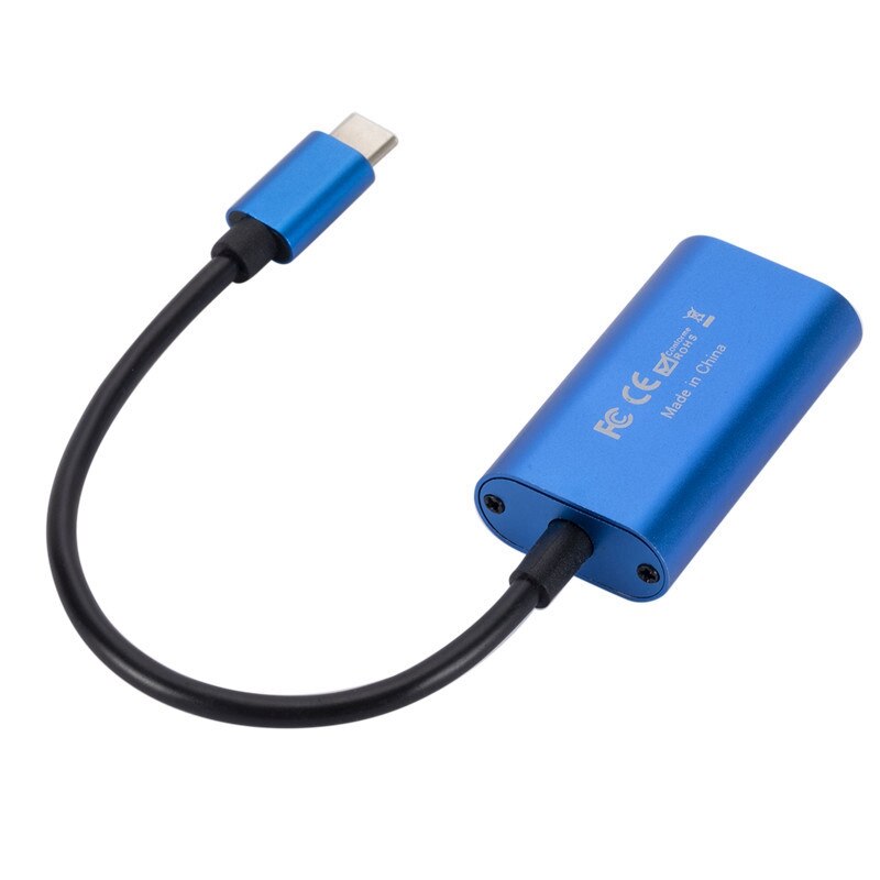 Type-C Video Capture Card Hdmi-Compatibel Type-C Game Live Video-opname Online Onderwijs Opname